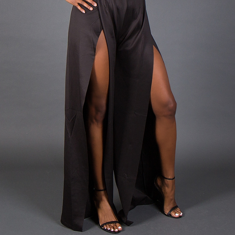 NWT Sophia split black pants / medium, 37" Inseam Tall Women